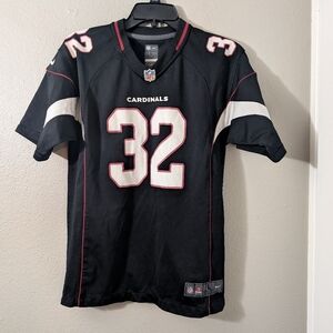 NFL Arizona Cardinals Nike On Field Jersey Black Jersey with Red Accents